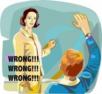 teacher wrong